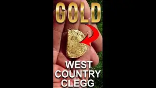 FIND OF A LIFETIME - Finding a Medieval GOLD Hammered Coin #shorts