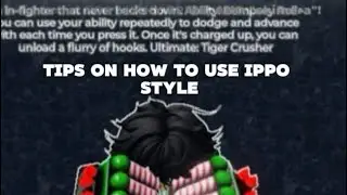 TIPS ON HOW TO USE THE IPPO STYLE || UNTITLED BOXING GAME
