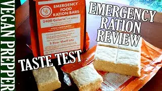 UST Emergency Food Ration Bar Unpack, Review & Taste Test