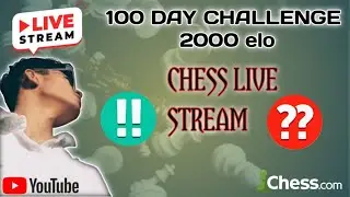 DAY-1  || 2000 ELO RATING. ||  10 DAY CHALLENGE  || LIVE STREAM