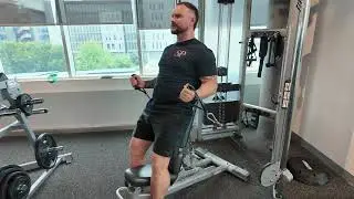 Incline cable curls
