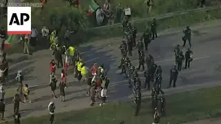Protests held in Austin and Dallas, Texas over immigration raids in LA
