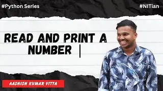 P1 Read and print a number | #python #series