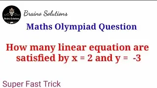 Class 9 and class 10 Maths Olympiad (IMO /RMO /INMO /PRMO ) I U should know this trick I