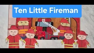 TEN LITTLE FIREMAN  (SHOTR SONG FOR CHILDREN  - KIDS SONG)