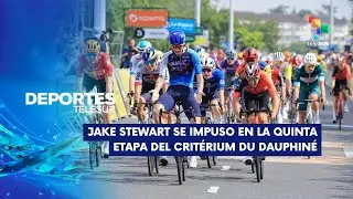 Jake Stewart se impuso en la 5&ordf; etapa del Crit&eacute;rium du Dauphin&eacute; DEPORTES TELESUR 12-06-2025