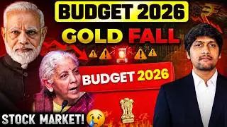 2026 Budget Market BIG FALL, Gold price FALL, Silver price Crash, Budget stocks