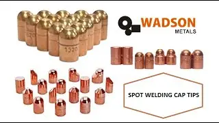 Spot Welding Cap Tip Electrodes are Cold Formed & Machined Made of CuCrZr C18150, CuZr C15000