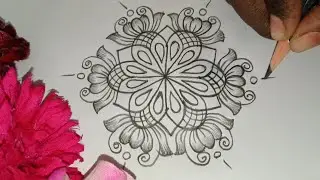 Simple unique rangoli design 🌺 latest rangoli 🌺 festival rangoli 🌺 easy rangoli 🌺