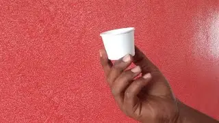 Using tea cups  wall painting royal play design