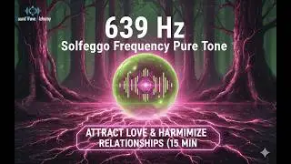639 Hz Solfeggio Frequency Pure Tone | Attract Love & Harmonize Relationships (15 Min)