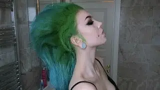 Hair Transformation | Colorful Death Hawk