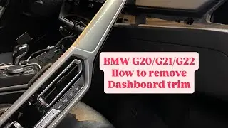BMW G20 | G21 | G22 Dashboard trim removal || dashboard trim removal