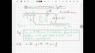 10 | Thermodynamik | 1.HS f&uuml;r offene, instation&auml;re Systeme