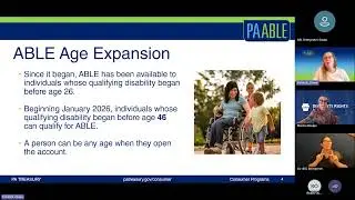 Financial Tools for Working People with Disabilities: Maintain Benefits w/Work Incentives & PA ABLE