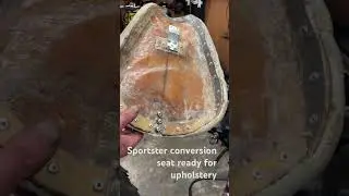 Slymers Custom Choppers - Sportster Custom seat - Upholstering