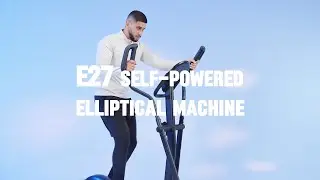 Power Up Your Fitness Game with the E27 Self-Powered Elliptical! 🚴&zwj;♂️💥