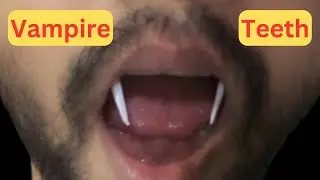 How To Make Vampire Teeth With Paper || Easy To Make Vampire teeth || রক্ত চোষা ভ্যাম্পায়ার