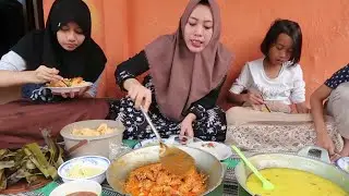 MENU SUPER WENAK DI HARI RAYA IDHUL ADHA 2021, WAYAHE MANGAN SAKELUARGA , KETUPAT BREBES