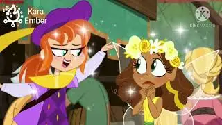 DC Super Hero Girls in the fairytale kingdom with royal music (Candy Crush Saga)
