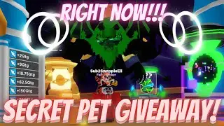 ROBLOX CLICKER SIMULATOR SECRET PET GIVEAWAY! 🔴RIGHT NOW!!🔴