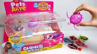 Toy asmr 🐟 Zuru Pets Alive Aquarium + Zuru Robo Fish ASMR Satisfying with Unboxing