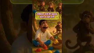 The Cap Seller and Monkeys | A Short Moral Cartoonist 3d Animated Story @MoralStoryLessons