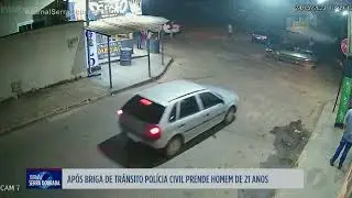 Ap&oacute;s briga de tr&acirc;nsito em Guap&oacute; homem &eacute; preso em Goi&acirc;nia