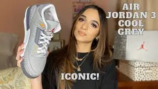 Распаковка Air Jordan 3 Cool Grey 2021 и обзор | Анжеле Джелли Альтьери