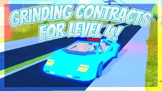 Grinding for Level 4 in ROBLOX Jailbreak! Getting Overdrive Spoiler!