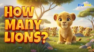 KIDS COUNTING GAME | HOW MANY LIONS?