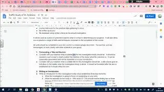 1. Formulating a Title and Aim for an Advanced Higher Investigation
