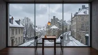 【playlist】Gentle Piano Melodies in a Snowy Cafe | Relaxing Music for Rest & Meditation