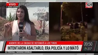 ⚫ ISIDRO CASANOVA: AGENTE DE LA CIUDAD SE DEFENDIÓ A LOS TIROS DE UN ROBO