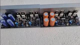 200 watt stereo with power supply ! Njw- Transistor ! 5198&1941 Transistor ! caltron vs samwha