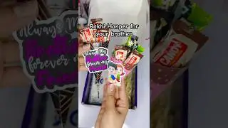 Rakhi hamper for your brother. #rakhihamper #resinrakhi #rakhicollection #hamperidea