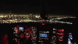 Night Flight over Chicago
