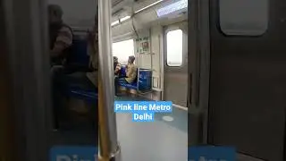 Pink Line Metro Delhi #metrostation #delhimetro #pinkline #ytshorts #youtubeshorts