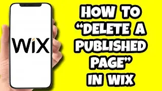 How To Delete A Published Page In Wix