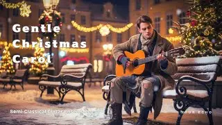 [3 Hours] Gentle Christmas Carol 🎄 | Instrumental Christmas Music & Semi-Classical Guitar BGM