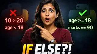 Day 3 Python 🔥 IF ELSE in Hindi | 100 Days of Python | Beginners Must Watch