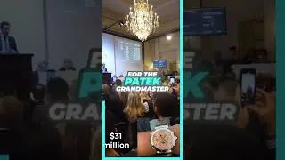 $31 Million 😳 Patek Grandmaster Chime Sold at Record-Breaking Auction! #patekphillipe #lionesses