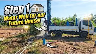 Building a house in rural Thailand. Step 1 water well