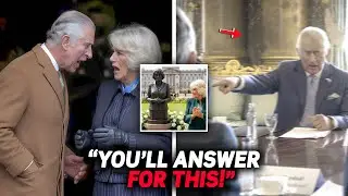 King Charles ORDERS URGENT MEETING After Camilla&rsquo;s SECRET Statue SPARKS OUTRAGE!