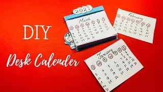 How to make a cute desk calendar || diy calendar 2021 || Mini&rsquo;s art & craft ideas