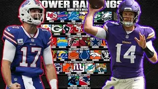 NFL Power Rankings Tier List Going into Week 4