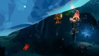 My first experience with a Cave Leech in Deep Rock Galactic VR....
