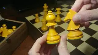 Piezas de ajedrez francesas Chavet / Chavet chess pieces