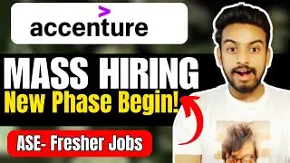 Accenture Mass Hiring New Phase Started ! Biggest Update | OFF Campus | Exam Pattern