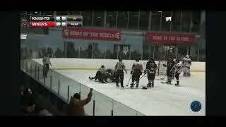 Glace Bay Miners vs Blackstone Knights - Jan. 23, 2025 #hockeyfight #fight property of @PEWNSPORTS 